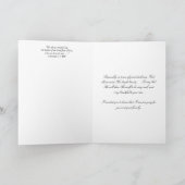 Carte de voeux de Rose brillant (Intérieur)