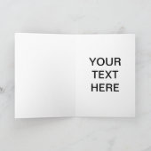 Carte de voeux de roses d'amour de joyeux (Intérieur)