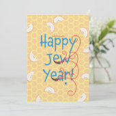 Carte de vœux de Rosh Hashanah Joyeuse Année juive (Debout devant)