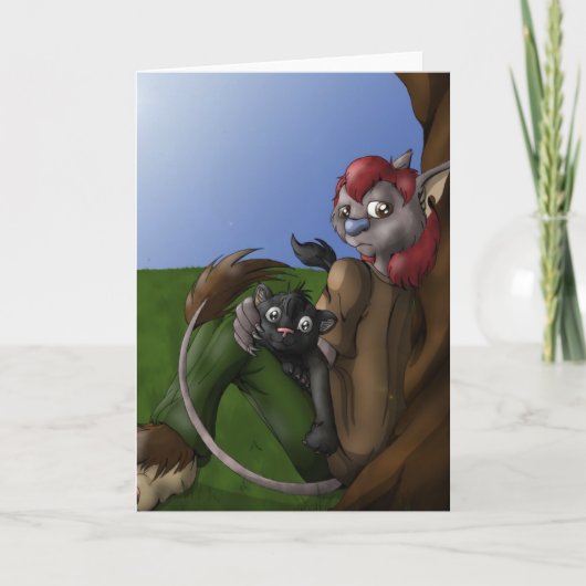 Carte de voeux de Rousoe et de Kenji (Devant)