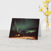 Carte de voeux de route de l'aurore (Fleur jaune)