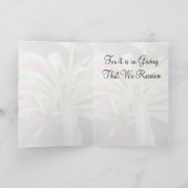 Carte de voeux de Saint François d'Assise (Intérieur)