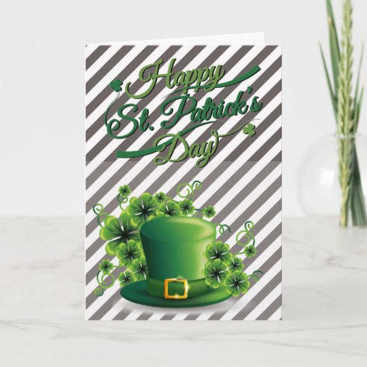 Carte de voeux de Saint Patrick (Devant)