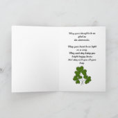 Carte de voeux de Saint Patrick (Intérieur)