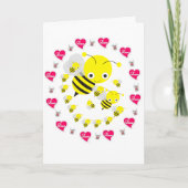 Carte de voeux de Saint Valentin Bumblebee Mice (Devant)