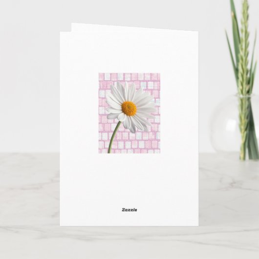 Carte de voeux de Saint Valentin Daisy (Dos)