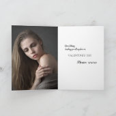 Carte de voeux de Saint-Valentin décorative (Intérieur)
