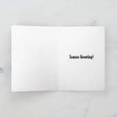 Carte de voeux de saison (Intérieur)