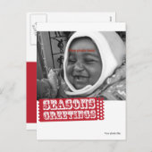 Carte de vœux de saison (Devant / Derrière)