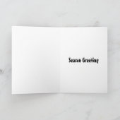Carte de voeux de saison (Intérieur)