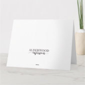 Carte de voeux de saison Éffrayante pour Halloween (Dos)