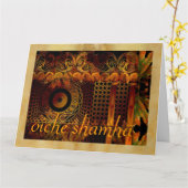 Carte de voeux de Samhain de Celtic (Fleur jaune)