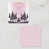 Carte de vœux de scène de nature (Devant / Derrière)