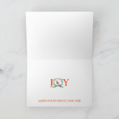 Carte de vœux de schnauzer aboyant de joie (Intérieur)