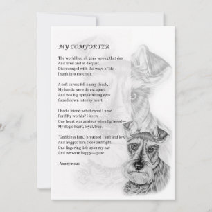 Carte de voeux de Schnauzer cadeau Amoureux des ch