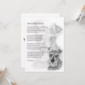 Carte de voeux de Schnauzer cadeau Amoureux des ch (Devant/Arrière en situation)