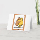 Carte de voeux de Schnauzer miniature (Dos)