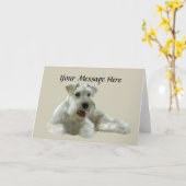 Carte de voeux de Schnauzer miniature (Fleur jaune)