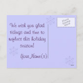 Carte de vœux de Selah (Dos)