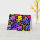 Carte de voeux de Skulls'n'Bats (Fleur jaune)
