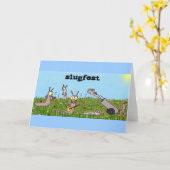 Carte de voeux de Slugfest (Fleur jaune)