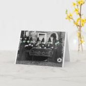 Carte de vœux de sorcière Olde Salem Witch & Co. (Fleur jaune)