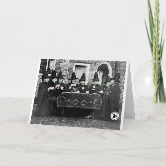 Carte de vœux de sorcière Olde Salem Witch & Co. (Devant)