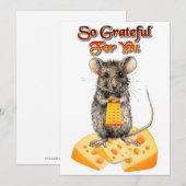 Carte de voeux de souris si gracieux pour vous (Devant / Derrière)