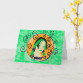 Carte de voeux de Spirella (Fleur jaune)