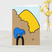 Carte de voeux de STAUNT (Fleur jaune)