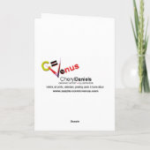 Carte de voeux de style Chicago (Dos)