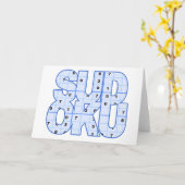 Carte de voeux de Sudoku (Fleur jaune)