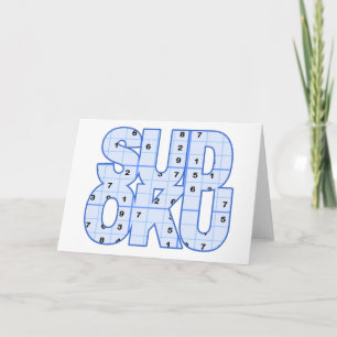 Carte de voeux de Sudoku