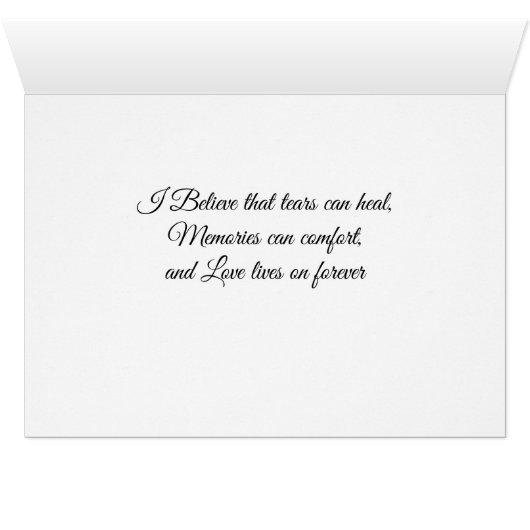 Carte de voeux de Sunset Beach (Intérieur Horizontal (Bas))