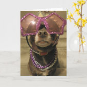 Carte de voeux de superstar (Fleur jaune)