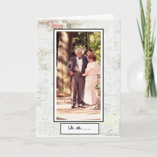 Carte de voeux de support (Devant)