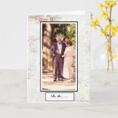 Carte de voeux de support (Fleur jaune)