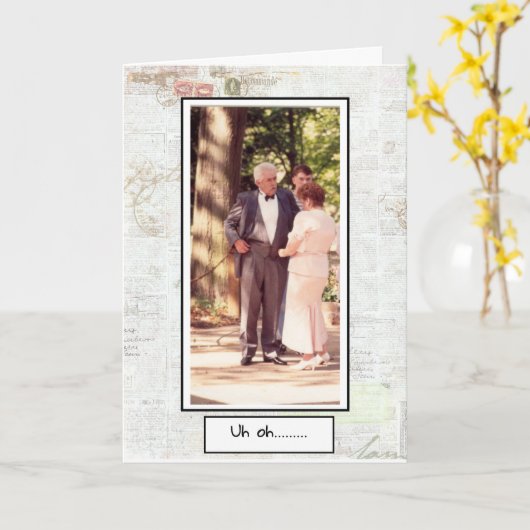 Carte de voeux de support (Fleur jaune)