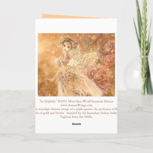 Carte de voeux de Sylphide de La (Dos)