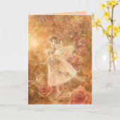 Carte de voeux de Sylphide de La (Fleur jaune)