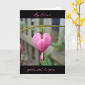 Carte de voeux de sympathie de défenseur de la (Fleur jaune)