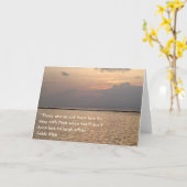 Carte de voeux de sympathie Golda Meir Texte (Fleur jaune)