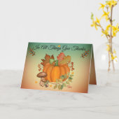 Carte de vœux de Thanksgiving (Fleur jaune)