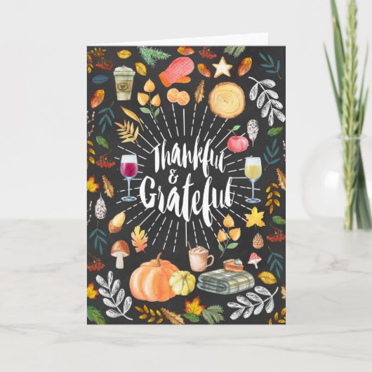 Carte de vœux de Thanksgiving (Devant)