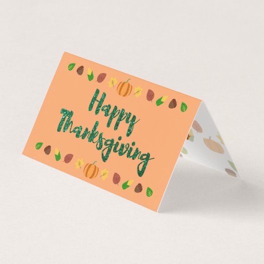 Carte de vœux de Thanksgiving (Front)
