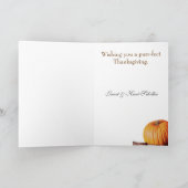 Carte de voeux de thanksgiving (Intérieur)