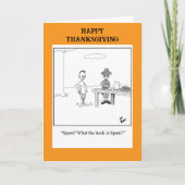 Carte de voeux de Thanksgiving (Devant)