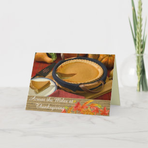 Carte de vœux de Thanksgiving Across The Miles
