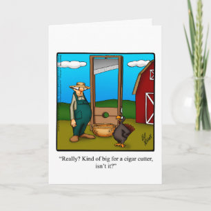 Carte de voeux de Thanksgiving amusante "Spectickl