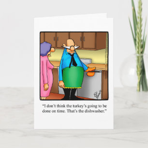 Carte de voeux de Thanksgiving amusante "Spectickl